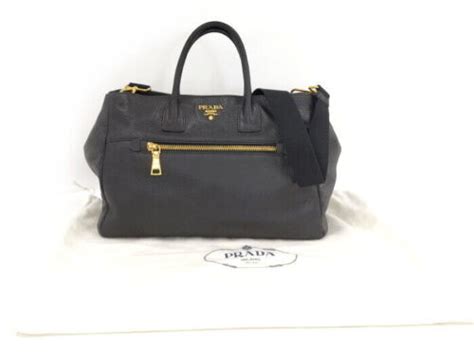 Prada Vitello Dino 2Way Handbag Bn2545 